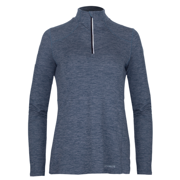snowangel Women's Clima-Tek Zip-T - Nightfall Heather
