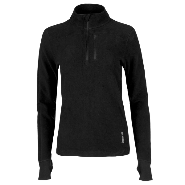 snowangel Women's La Montaña Fleece Zip-T - Black/Black