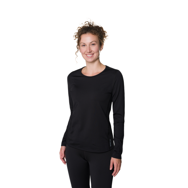 Snowangel Women's Micro-Elite Chamois Crewneck - Black