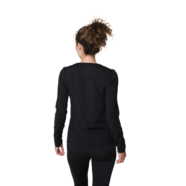 Snowangel Women's Micro-Elite Chamois Crewneck - Black