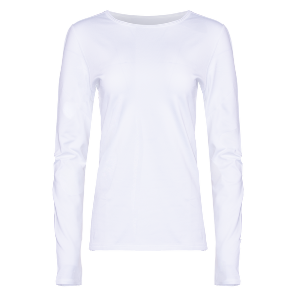 snowangel Women's Micro-Elite Chamois Crewneck - White