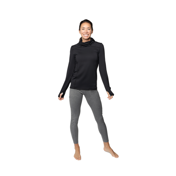 Snowangel Women's Micro-Elite Chamois Pocket Legging - Granite