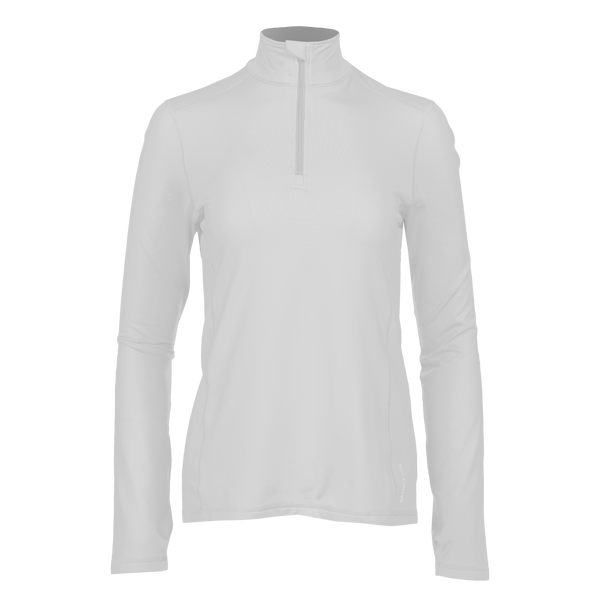snowangel Women's Micro-Elite Chamois Solid Zip-T - White