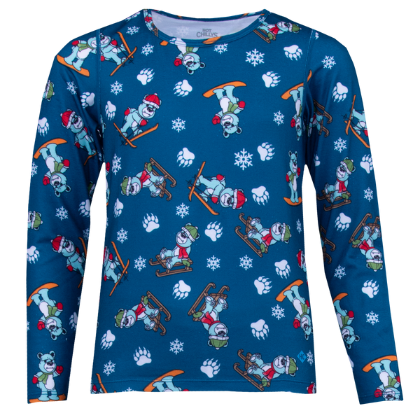snowangel Youth Originals Print Crewneck - Snow Bears