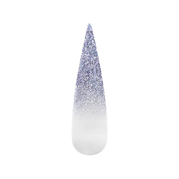 sns cosmetics Air Ombre Spray Powder Nails -Metallic Violet Silver Colors - AO018