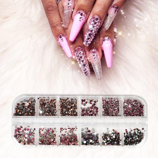 sns cosmetics BlingStones Pro 12 - Rhinestone Art Box - Dancer