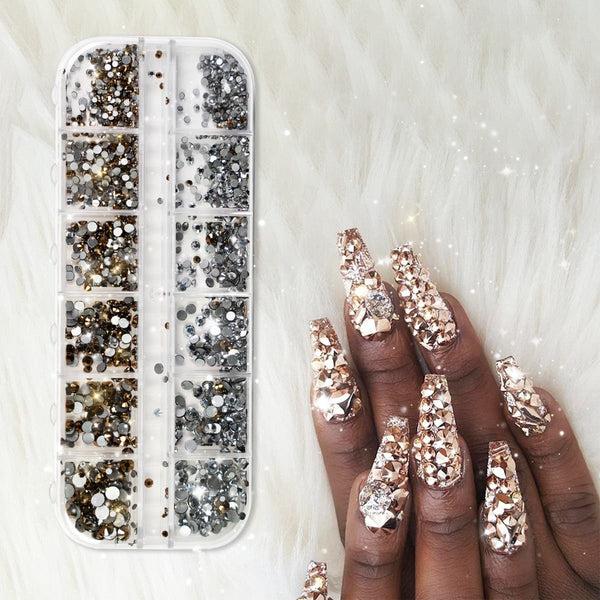 sns cosmetics BlingStones Pro 19 - Rhinestone Art Box - Back Up Singer