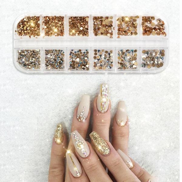 sns cosmetics BlingStones Pro 20 - Rhinestone Art Box - Beauty Queen