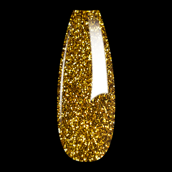 sns cosmetics French Glitter Nail Art - Gold Colors - GF11