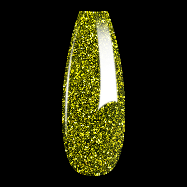 sns cosmetics French Glitter Nail Art - Lime Green Colors - GF02