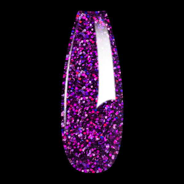 sns cosmetics French Glitter Nail Art - Purple Colors - GF06