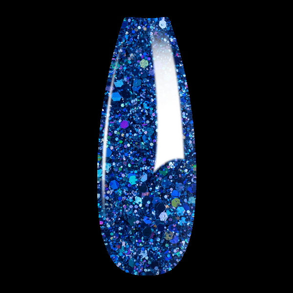 sns cosmetics Ombre Glitter Nail Art - Blue Colors - GO08