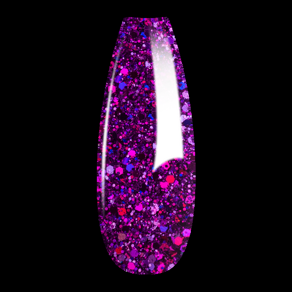 sns cosmetics Ombre Glitter Nail Art - Purple Colors - GO10