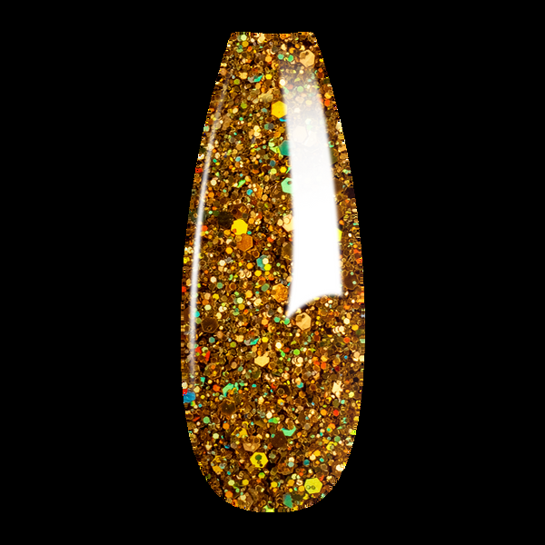 sns cosmetics Ombre Glitter Nail Art - Yellow Colors - GO02