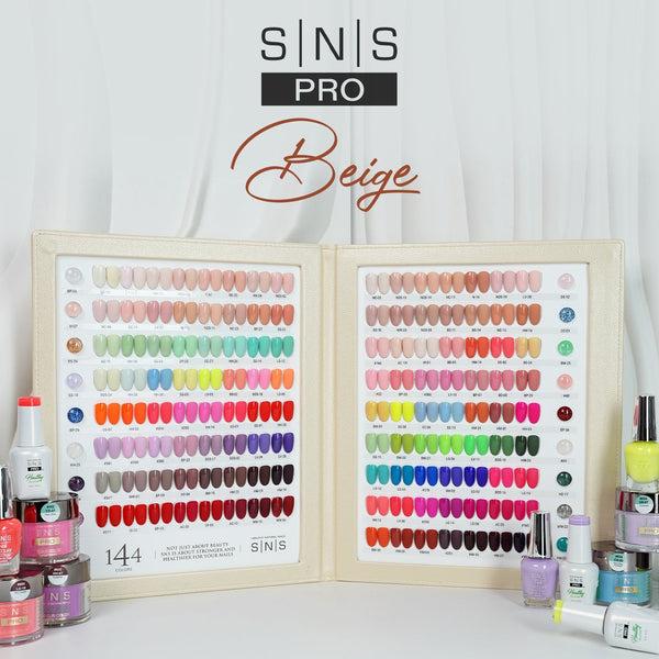 sns cosmetics SNS Beige Pro 3-in-1 Collection - 144 Dip Gel & Lacquer Matching Combos