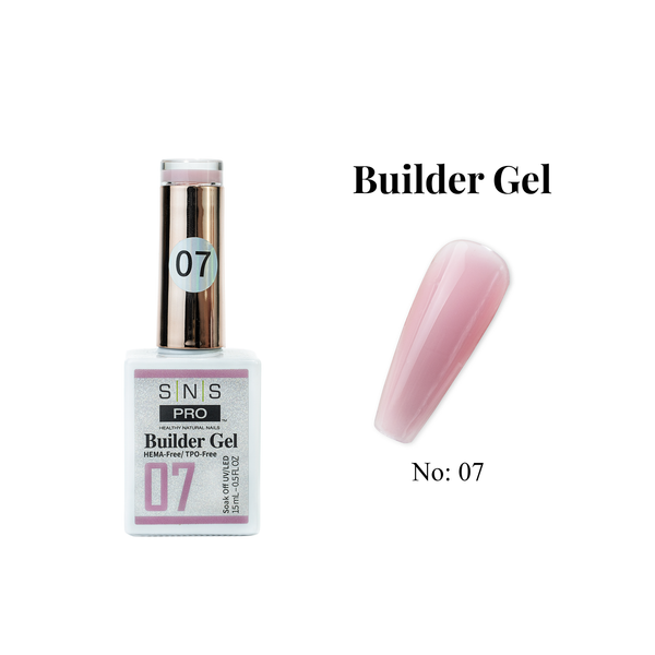 sns cosmetics SNS Builder Gel In The Bottle - 07 - HEMA-Free/TPO-Free - 0.5oz