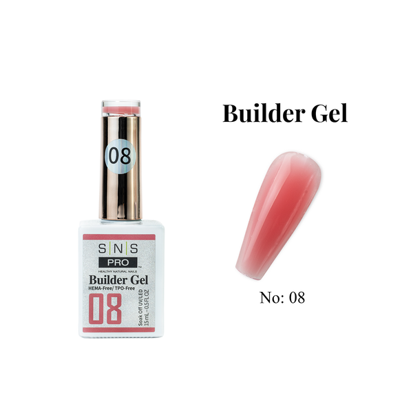 sns cosmetics SNS Builder Gel In The Bottle - 08 - HEMA-Free/TPO-Free - 0.5oz