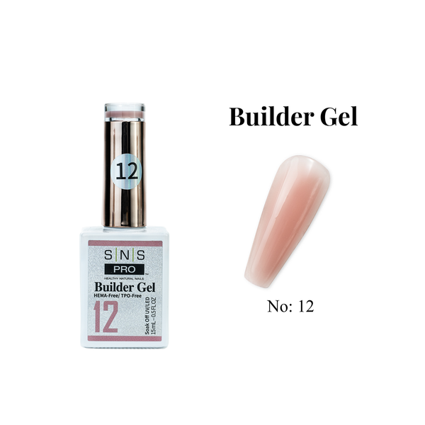sns cosmetics SNS Builder Gel In The Bottle - 12 - HEMA-Free/TPO-Free - 0.5oz