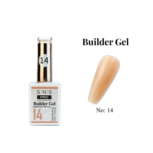 sns cosmetics SNS Builder Gel In The Bottle - 14 - HEMA-Free/TPO-Free - 0.5oz