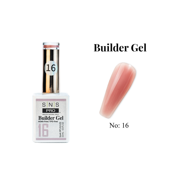 sns cosmetics SNS Builder Gel In The Bottle - 16 - HEMA-Free/TPO-Free - 0.5oz