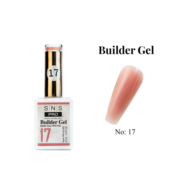 sns cosmetics SNS Builder Gel In The Bottle - 17 - HEMA-Free/TPO-Free - 0.5oz