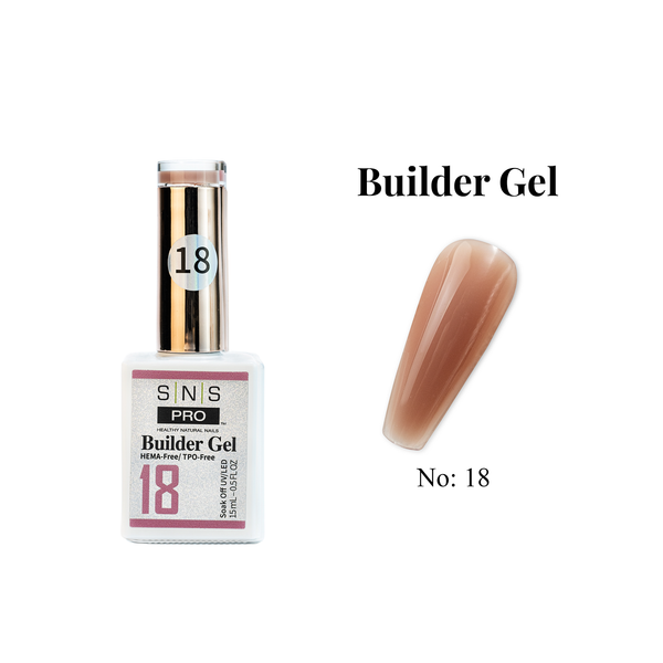 sns cosmetics SNS Builder Gel In The Bottle - 18 - HEMA-Free/TPO-Free - 0.5oz