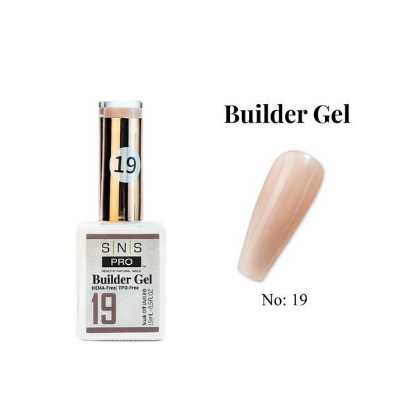 sns cosmetics SNS Builder Gel In The Bottle - 19 - HEMA-Free/TPO-Free - 0.5oz