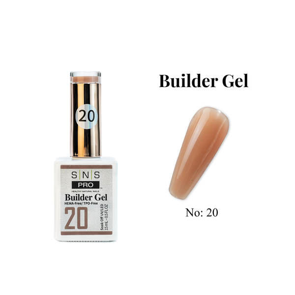 sns cosmetics SNS Builder Gel In The Bottle - 20 - HEMA-Free/TPO-Free - 0.5oz