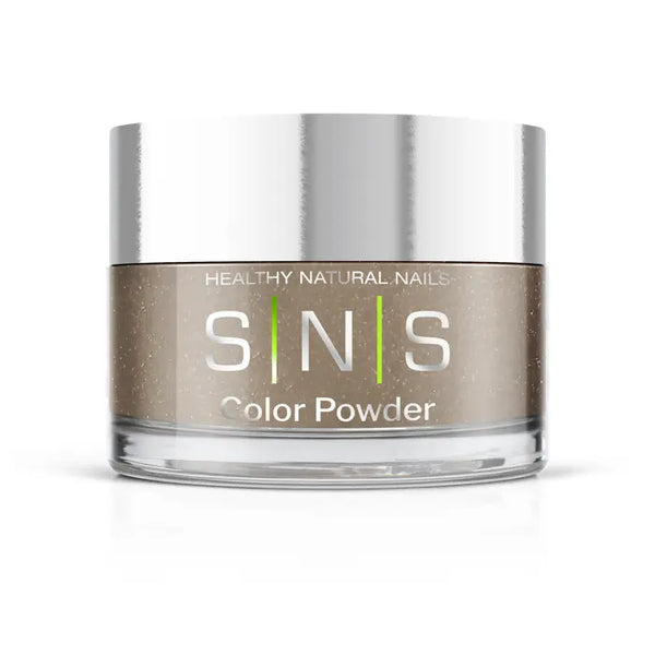 sns cosmetics SNS Dipping Powder -Abelia - Metallic Gray Shimmer Colors - 0.5oz (DIY)