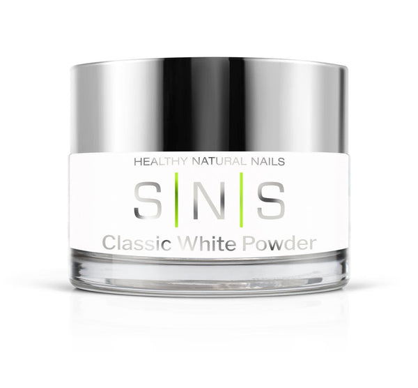sns cosmetics SNS Dipping Powder - Classic White - White Colors - 0.5oz (DIY)