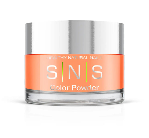 sns cosmetics SNS Dipping Powder - Crash & Burn- Orange Neon Colors - 0.5oz (DIY)