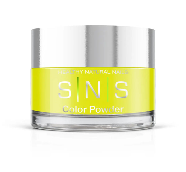 sns cosmetics SNS Dipping Powder -Little Glow Worm- Yellow Neon Colors - 0.5oz (DIY)
