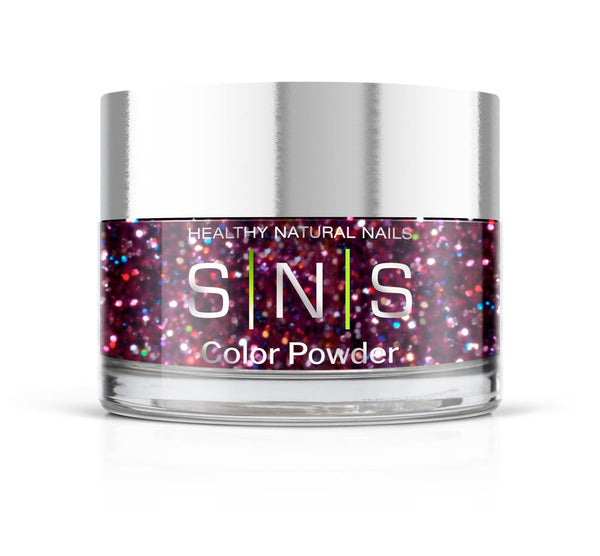 sns cosmetics SNS Dipping Powder - New Year's Parade - Wine Purple Glitter Colors - 0.5oz (DIY)
