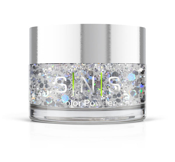 sns cosmetics SNS Dipping Powder - Silver Pagoda - Metallic Glitter Colors - 0.5oz (DIY)