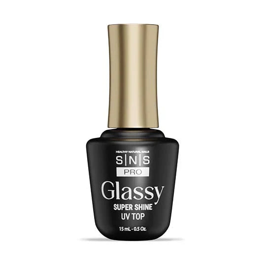 sns cosmetics SNS Glassy Super Shine UV Gel Topcoat 15ml