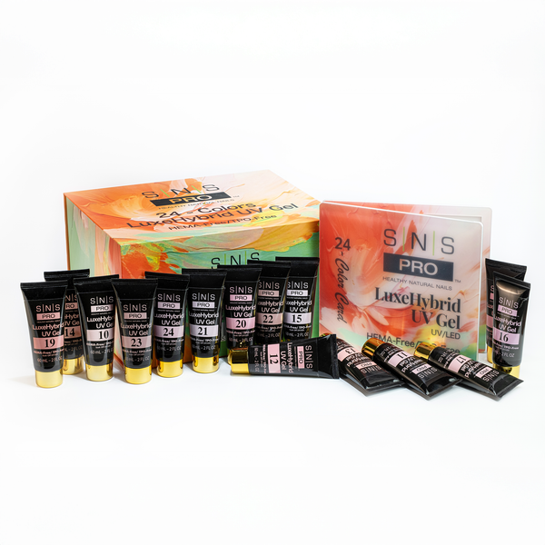 sns cosmetics SNS LuxeHybrid UV Gel - Set 24 Colors - 60ml