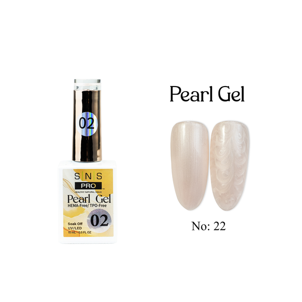sns cosmetics SNS Pearl Gel Collection - 02 - Gel Polish 0.5oz