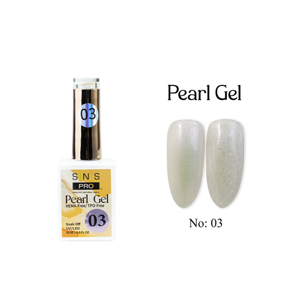 sns cosmetics SNS Pearl Gel Collection - 03 - Gel Polish 0.5oz
