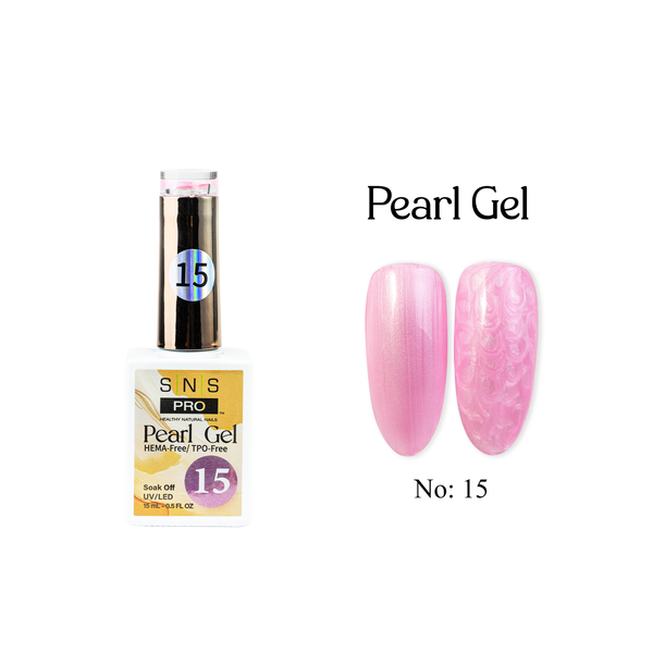 sns cosmetics SNS Pearl Gel Collection - 15 - Gel Polish 0.5oz
