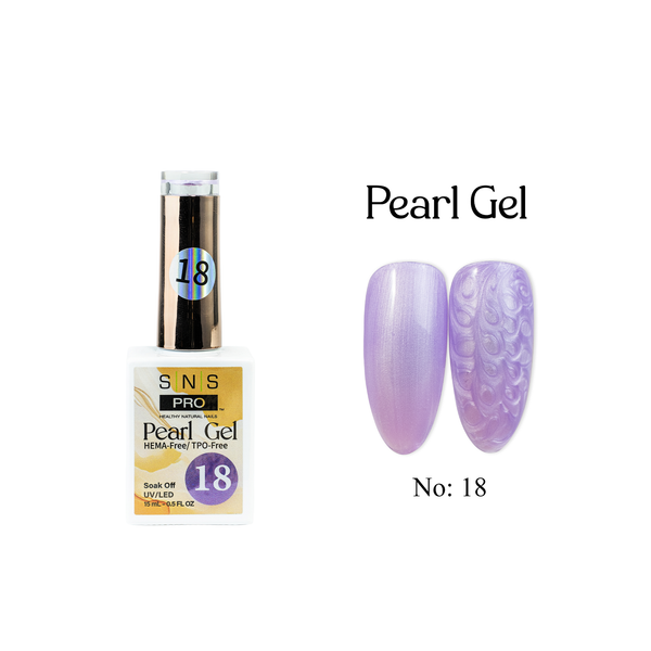 sns cosmetics SNS Pearl Gel Collection - 18 - Gel Polish 0.5oz