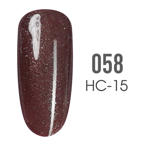 sns cosmetics SNS Pro Gel Nail Polish Duo - 058 HC-15 - GEORGE’N WEEZIE - Burgundy Collection