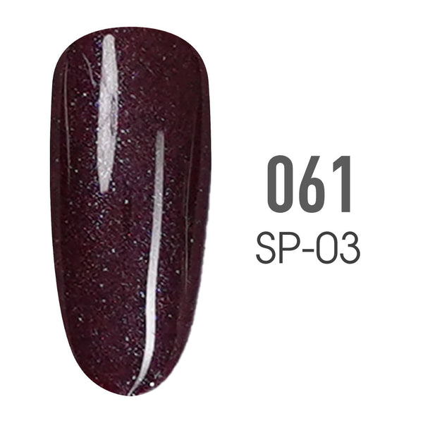 sns cosmetics SNS Pro Gel Nail Polish Duo - 061 SP-03 - YABBA DABBA DOO - Burgundy Collection