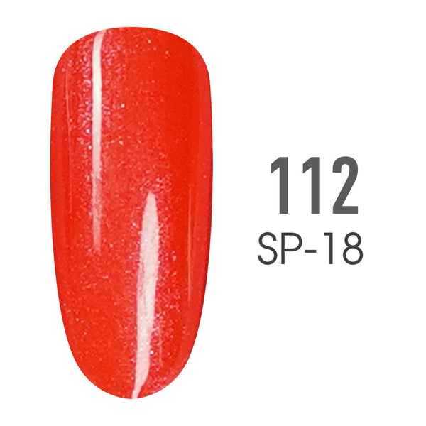 sns cosmetics SNS Pro Gel Nail Polish Duo - 112 SP18 - JITTERBUD - Burgundy Collection
