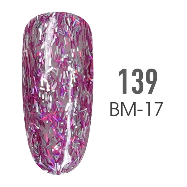 sns cosmetics SNS Pro Gel Nail Polish Duo - 139 BM17 - MISS UNIVERSE BOUQUET - Burgundy Collection