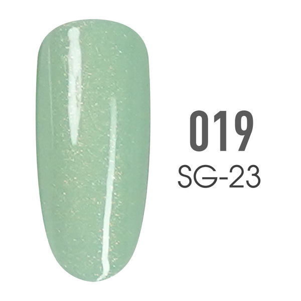 sns cosmetics SNS Pro Gel Nail Polish Duo - Beige Collection - 019 SG-23- GREEN MOONSTONE