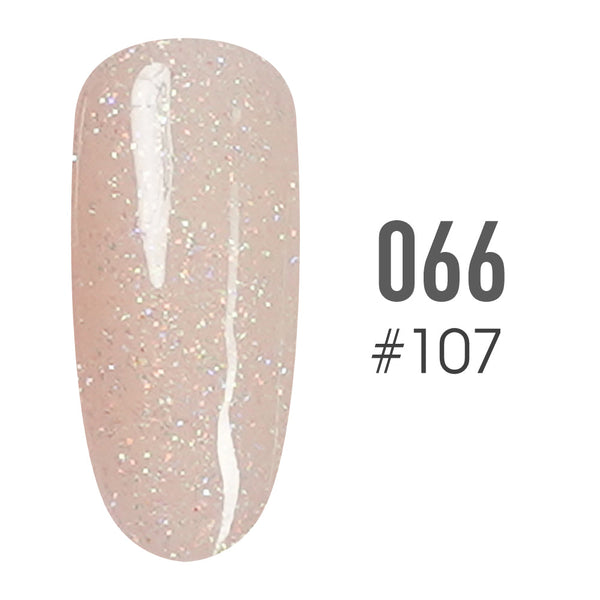 sns cosmetics SNS Pro Gel Nail Polish Duo - Beige Collection - 066 #107- ANGEL DUST