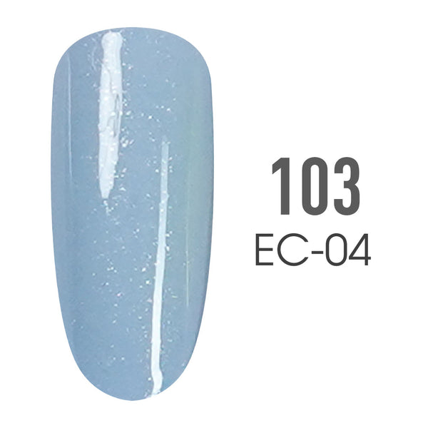 sns cosmetics SNS Pro Gel Nail Polish Duo - Beige Collection - 103 EC-04- GREYZIN’ IN THE GLASS