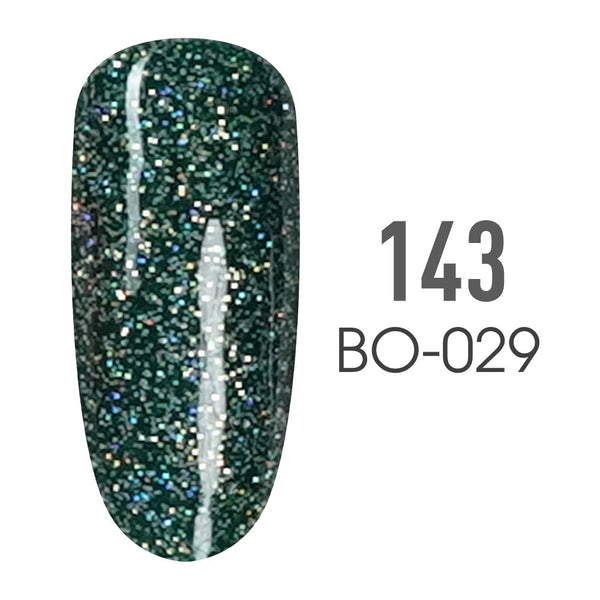 sns cosmetics SNS Pro Gel Nail Polish Duo - Tiffany Blue Collection - 143 BO-029 POT OF SPARKLES