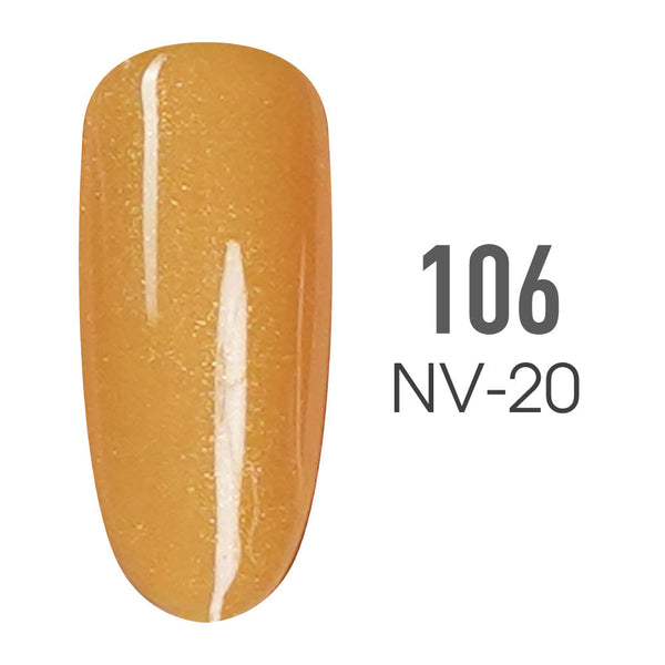 sns cosmetics SNS Pro Gel Nail Polish Duo - Tiffany Blue Collection - 106 NV-20 GOLDEN SWATHS