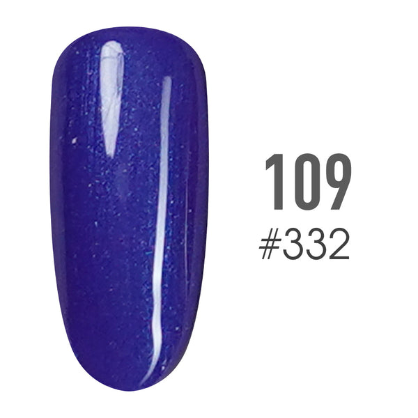 sns cosmetics SNS Pro Gel Nail Polish Duo - Tiffany Blue Collection - 109 #332 BABY GUMDROP